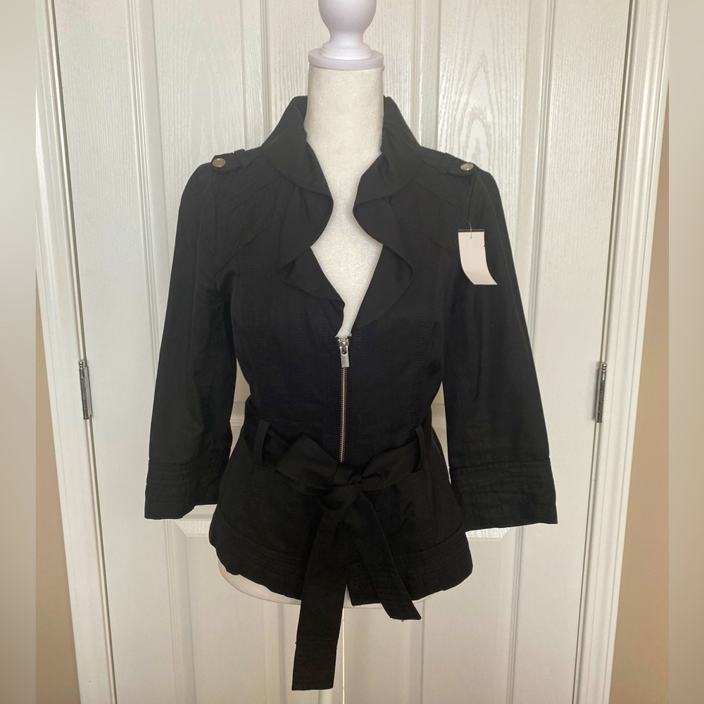 White House Black market zip up blazer